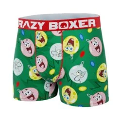 CRAZYBOXER SpongeBob Christmas Ornaments Men's Boxer Briefs -Crazyboxer Sales Store CBSPB01TREE 4