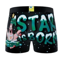 CRAZYBOXER Spongebob Holidays Men's Boxer Briefs (2 Pack) 9 CRAZYBOXER Spongebob Holidays Men's Boxer Briefs (2 Pack) -Crazyboxer Sales Store CBSPB01X2A2 5