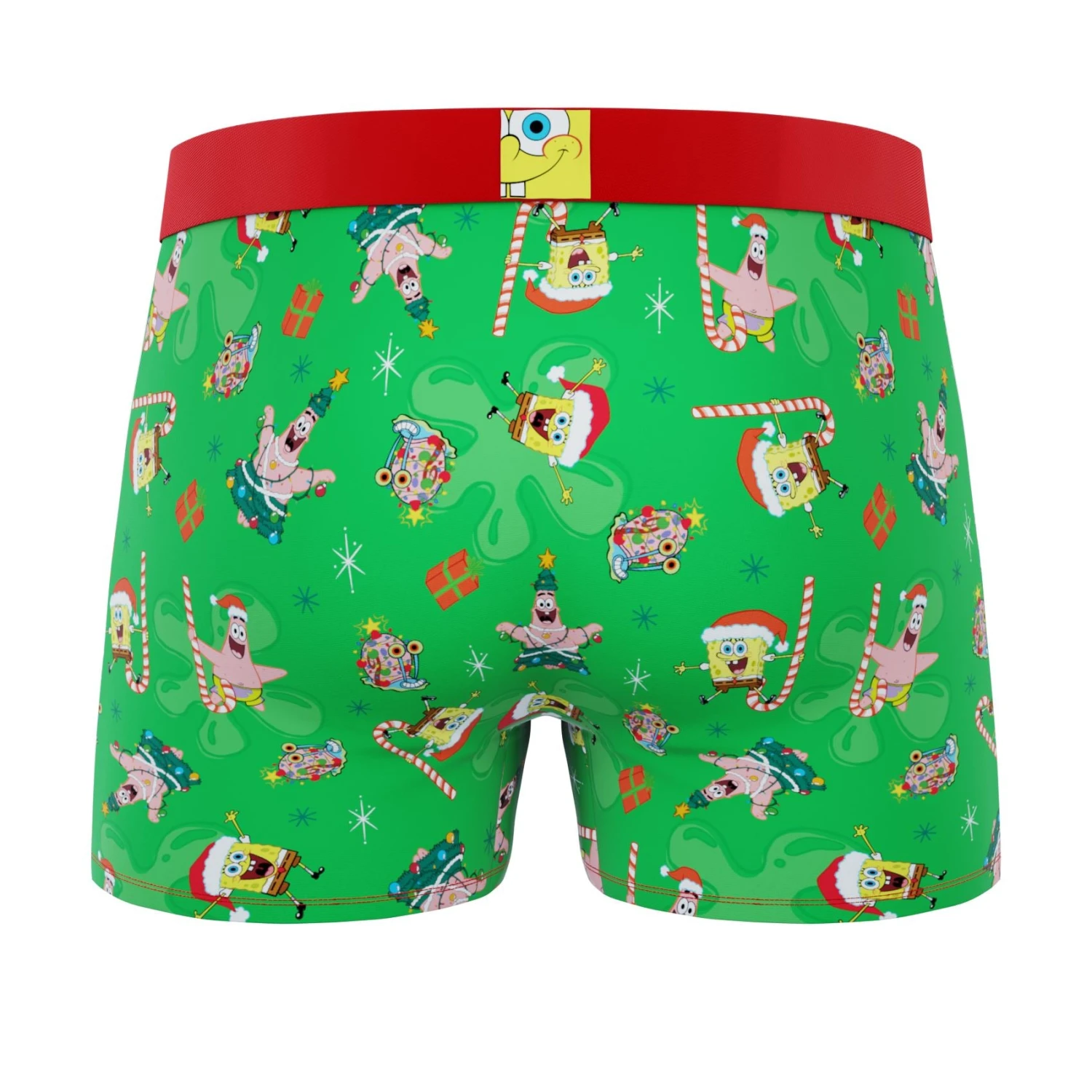 CRAZYBOXER Spongebob Holidays Men's Boxer Briefs (2 Pack) 7 CRAZYBOXER Spongebob Holidays Men's Boxer Briefs (2 Pack) - Image 5