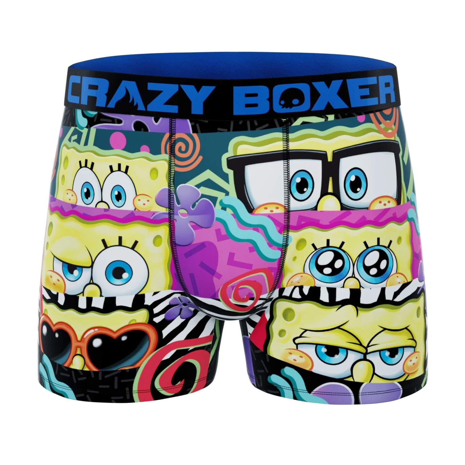 Men's 3-Pack Boxer Briefs - SpongeBob SquarePants - SpongeBob 4 Men's 3-Pack Boxer Briefs - SpongeBob SquarePants - SpongeBob - Image 2
