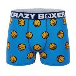 CRAZYBOXER Sport Basket Men's Boxer Briefs (2 Pack) 10 CRAZYBOXER Sport Basket Men's Boxer Briefs (2 Pack) -Crazyboxer Sales Store CBSPO0101X2A1 6