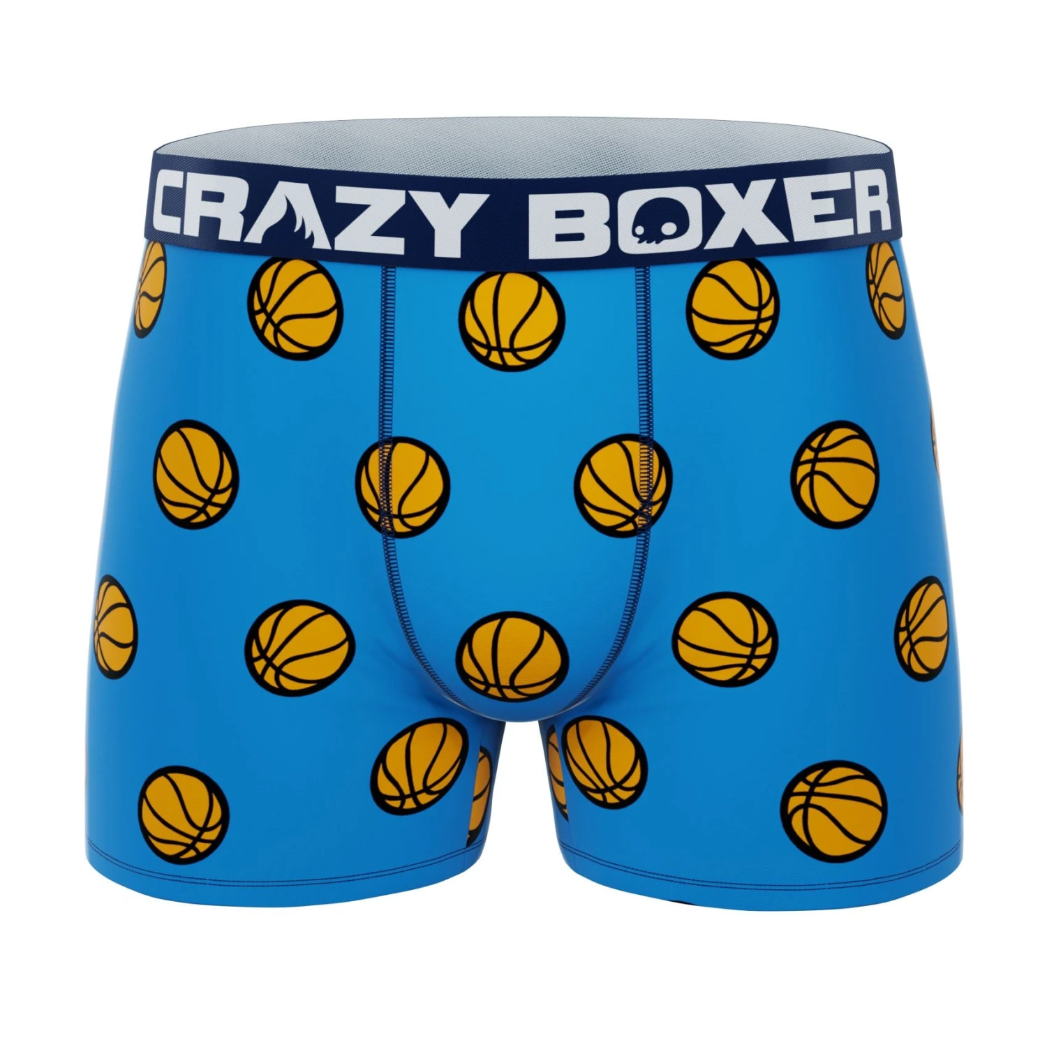 CRAZYBOXER Sport Basket Men's Boxer Briefs (2 Pack) 6 CRAZYBOXER Sport Basket Men's Boxer Briefs (2 Pack) - Image 4