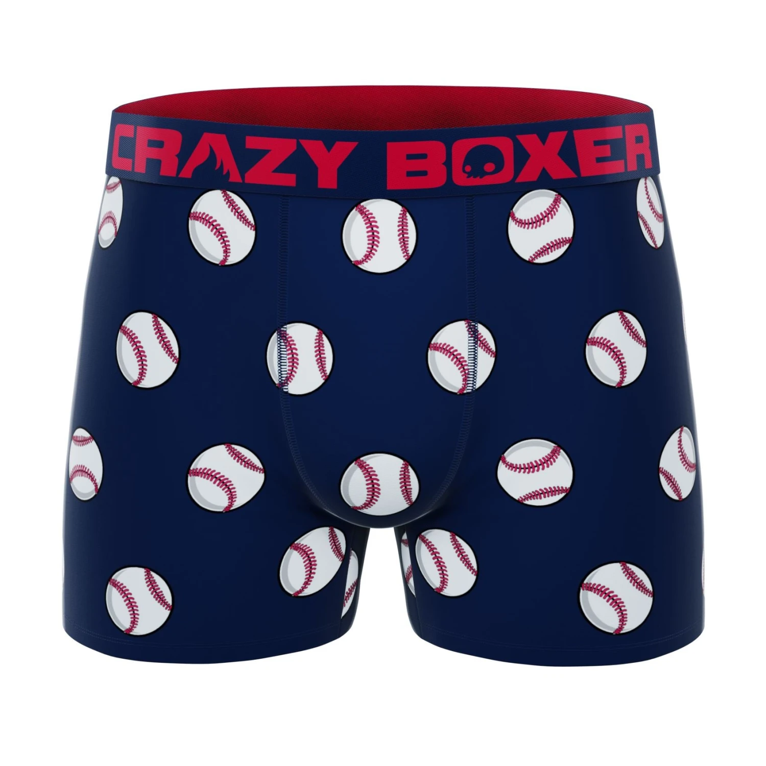 CRAZYBOXER Sport Baseball Men's Boxer Briefs (3 Pack) 8 CRAZYBOXER Sport Baseball Men's Boxer Briefs (3 Pack) - Image 6