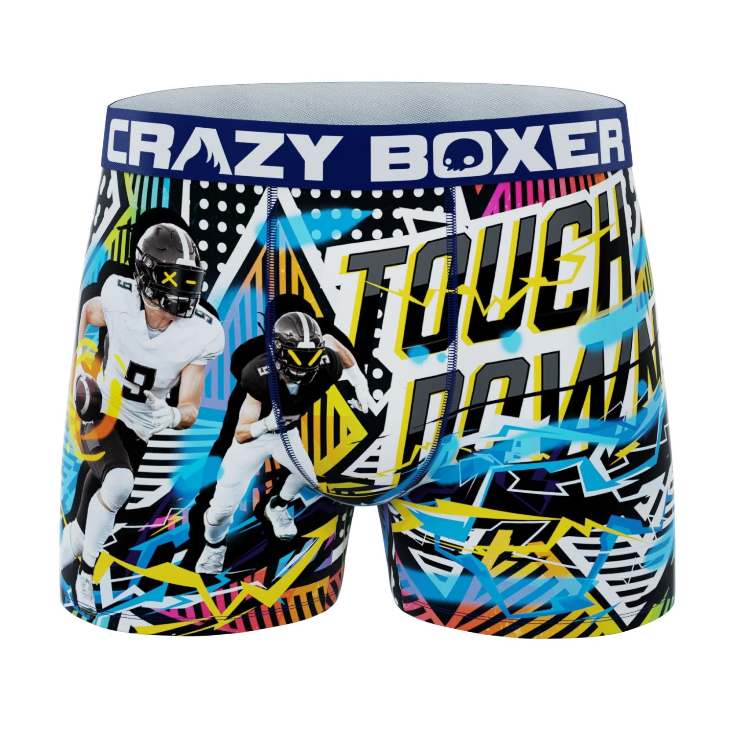 CRAZYBOXER Sports Football USAMen's Boxer Briefs 3 CRAZYBOXER Sports Football USAMen's Boxer Briefs