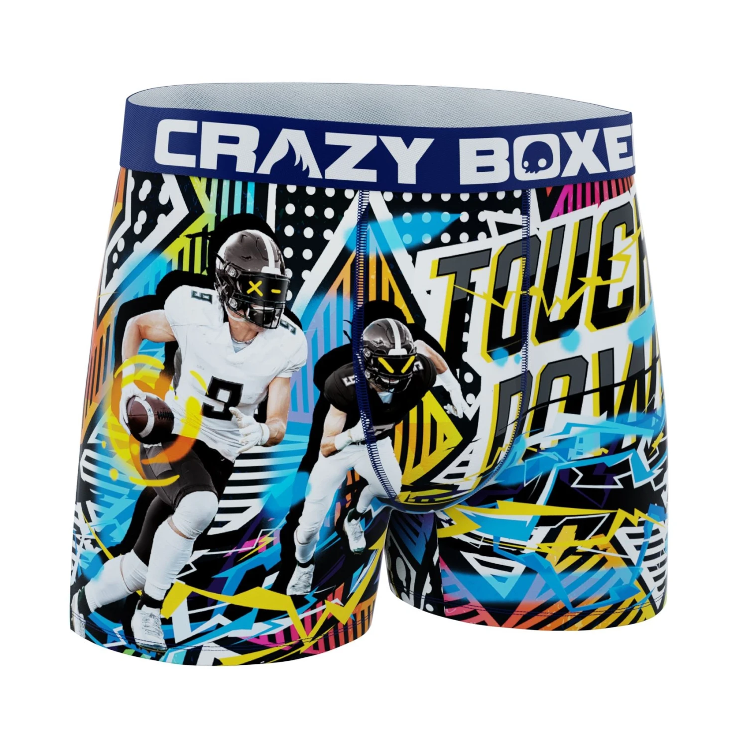 CRAZYBOXER Sports Football USAMen's Boxer Briefs 5 CRAZYBOXER Sports Football USAMen's Boxer Briefs - Image 3