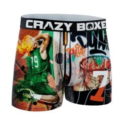 CRAZYBOXER Sports Basketball Men's Boxer Briefs -Crazyboxer Sales Store CBSPO0102BAS 3
