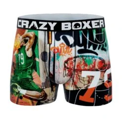 CRAZYBOXER Sports BaskMen's Boxer Briefs (Pack 3) -Crazyboxer Sales Store CBSPO0102X3A1 8