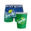 CRAZYBOXER Sprite Refreshing Bubbles Men's Boxer Briefs (Creative Packaging) -Crazyboxer Sales Store CBSPR01FRSHN 0