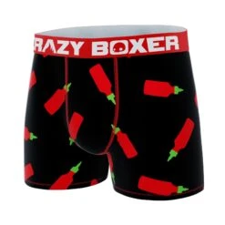 CRAZYBOXER Sriracha Bottles Men's Boxer Briefs 9 CRAZYBOXER Sriracha Bottles Men's Boxer Briefs -Crazyboxer Sales Store CBSRI0102VECT 4