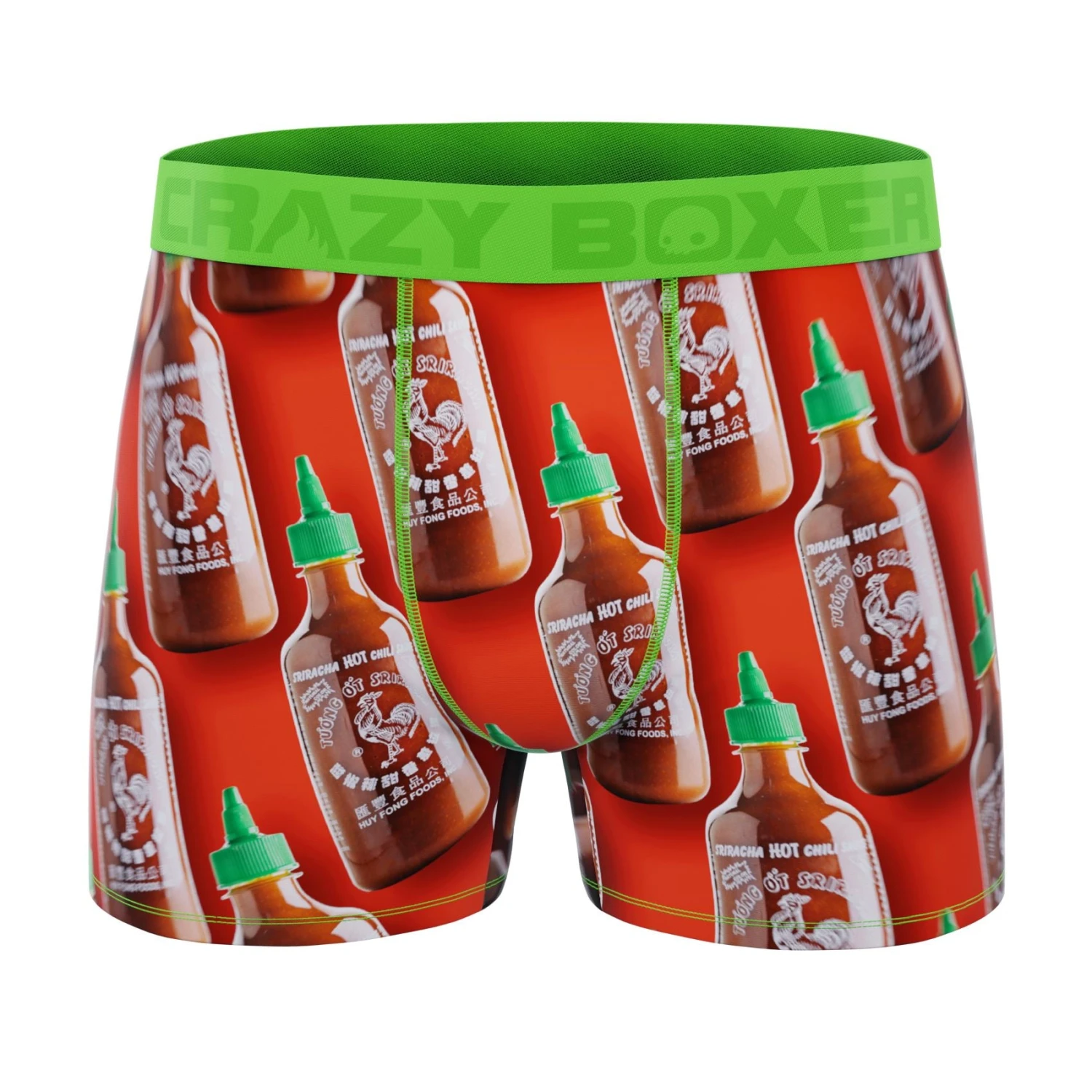 CRAZYBOXER Sriracha Powerfull Sauce Men's Boxer Briefs (2 Pack) 6 CRAZYBOXER Sriracha Powerfull Sauce Men's Boxer Briefs (2 Pack) - Image 4