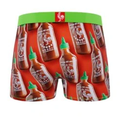 CRAZYBOXER Sriracha Powerfull Sauce Men's Boxer Briefs (2 Pack) 11 CRAZYBOXER Sriracha Powerfull Sauce Men's Boxer Briefs (2 Pack) -Crazyboxer Sales Store CBSRI0103X2C3 7