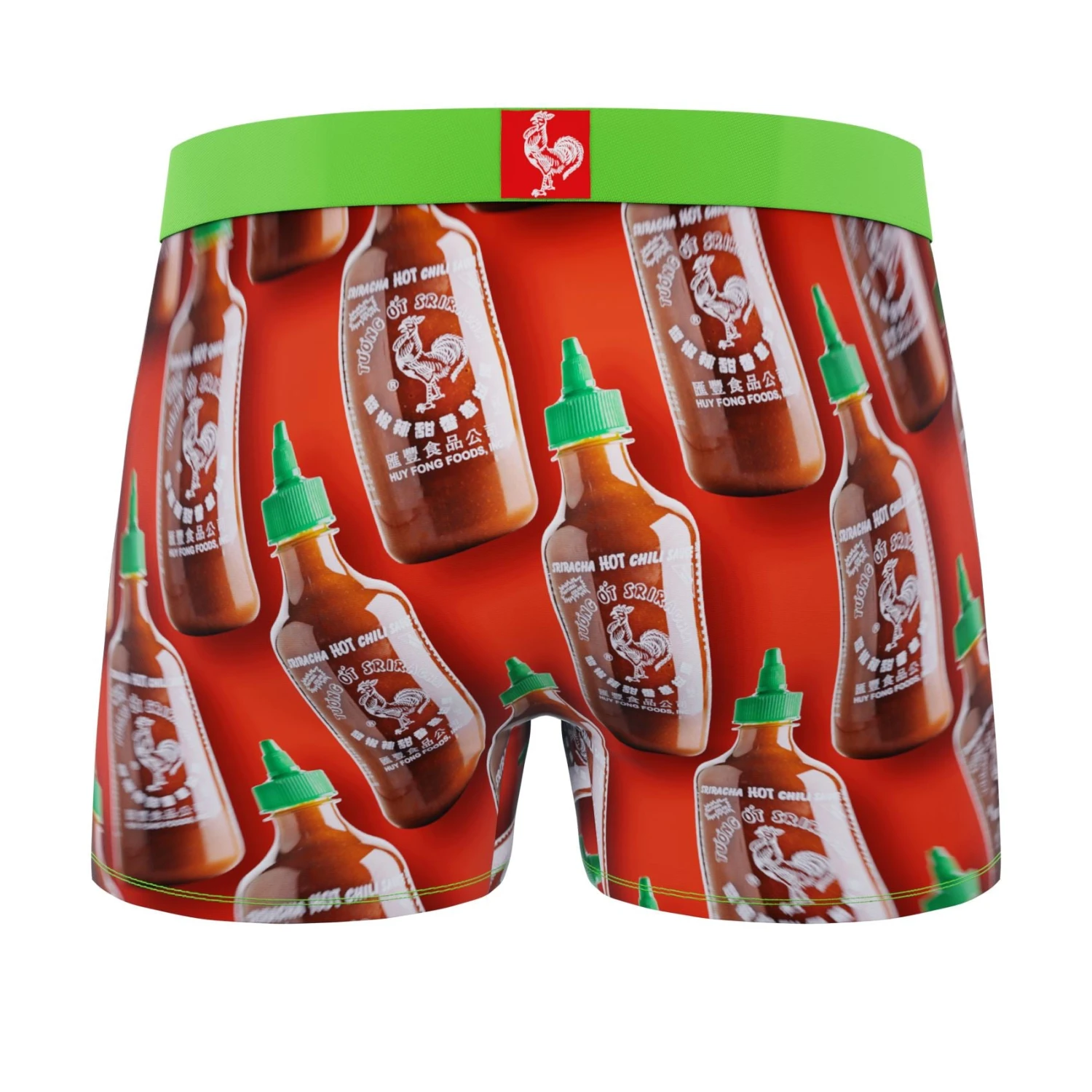 CRAZYBOXER Sriracha Powerfull Sauce Men's Boxer Briefs (2 Pack) 7 CRAZYBOXER Sriracha Powerfull Sauce Men's Boxer Briefs (2 Pack) - Image 5