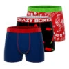 CRAZYBOXER Sriracha Mega Sauce Men's Boxer Briefs (3 Pack) -Crazyboxer Sales Store CBSRI0103X3C3 1