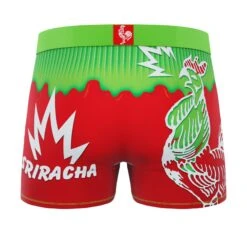 CRAZYBOXER Sriracha Men's Boxer Briefs (3 Pack) -Crazyboxer Sales Store CBSRI0103X3C4 9