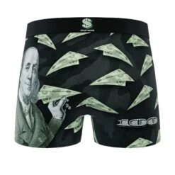 CRAZYBOXER Money Dollars Box Men's Boxer Briefs (Creative Packaging) -Crazyboxer Sales Store CBSSS0101PLANN 2