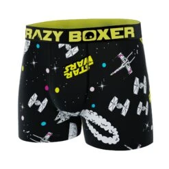 CRAZYBOXER Star Wars Space Ships Men's Boxer Briefs -Crazyboxer Sales Store CBSTW0102FLY 5