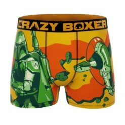 CRAZYBOXER Star Wars Boba Fett Men's Boxer Briefs