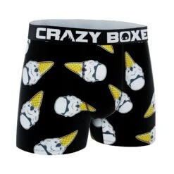 CRAZYBOXER Star Wars Stromtrooper Ice Cream Men's Boxer Briefs -Crazyboxer Sales Store CBSTW0103ICEC 3