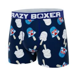 CRAZYBOXER Star Wars Stromtrooper Popsicle Men's Boxer Briefs -Crazyboxer Sales Store CBSTW0103LOLI 4