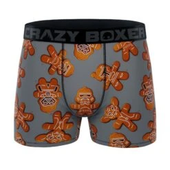 CRAZYBOXER Star Wars Xmas Men's Boxer Briefs (2 Pack) -Crazyboxer Sales Store CBSTW0103X2A1 6
