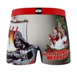 CRAZYBOXER Star Wars Vador Christmas Men's Boxer Briefs (2 Pack) -Crazyboxer Sales Store CBSTW0103X2A3 2