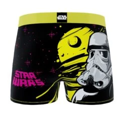 CRAZYBOXER Star Wars Stromtroopers Space Ships Men's Boxer Briefs (2 Pack) -Crazyboxer Sales Store CBSTW0103X2C3 7