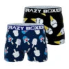 CRAZYBOXER Star Wars Ice Cream Men's Boxer Briefs ( Pack 2) -Crazyboxer Sales Store CBSTW0103X2D2 1