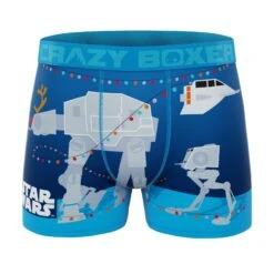 CRAZYBOXER Star Wars Holidays Men's Men's Boxer Briefs (3 Pack) 10 CRAZYBOXER Star Wars Holidays Men's Men's Boxer Briefs (3 Pack) -Crazyboxer Sales Store CBSTW0103X3A1 4