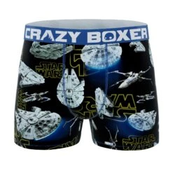 CRAZYBOXER Star Wars Men's Boxer Briefs (3 Pack) -Crazyboxer Sales Store CBSTW0103X3C3 8