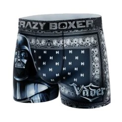 CRAZYBOXER Star Wars Darth Vader Men's Boxer Briefs 9 CRAZYBOXER Star Wars Darth Vader Men's Boxer Briefs -Crazyboxer Sales Store CBSTW0104DARK 4