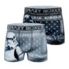 CRAZYBOXER Star Wars Darth Vader Men's Boxer Briefs (2 Pack) -Crazyboxer Sales Store CBSTW0104X2A3 5