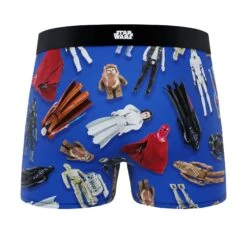 CRAZYBOXER Star Wars Blue Men's Boxer Briefs (Pack 2) 11 CRAZYBOXER Star Wars Blue Men's Boxer Briefs (Pack 2) -Crazyboxer Sales Store CBSTW0104X2D1 6