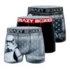 CRAZYBOXER Star Wars Darth Vader Men's Boxer Briefs (3 Pack) -Crazyboxer Sales Store CBSTW0104X3A3 8