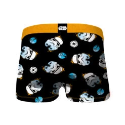CRAZYBOXER Star Wars Logo Men's Boxer Briefs (3 Pack) -Crazyboxer Sales Store CBSTW010X3A2 6