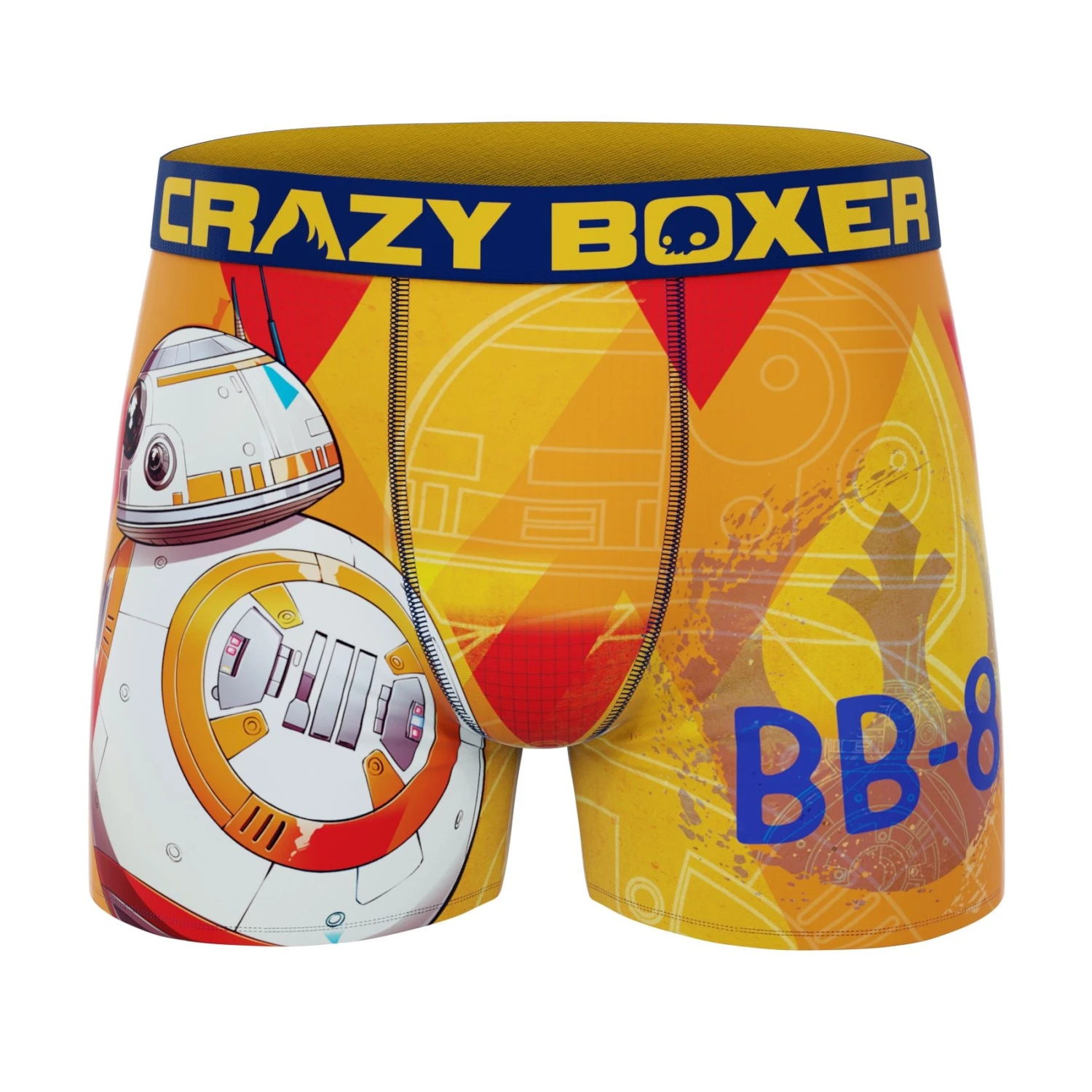 CRAZYBOXER Star Wars BB8 Men's Boxer Briefs 3 CRAZYBOXER Star Wars BB8 Men's Boxer Briefs