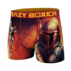Men's Boxer Briefs - Star Wars - Boba Fett -Crazyboxer Sales Store CBSW101FET 4