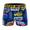 CRAZYBOXER Star Wars Logo Men's Boxer Briefs -Crazyboxer Sales Store CBSW101LOG 0