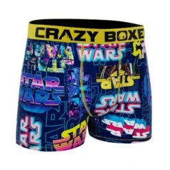 CRAZYBOXER Star Wars Logo Men's Boxer Briefs -Crazyboxer Sales Store CBSW101LOG 3