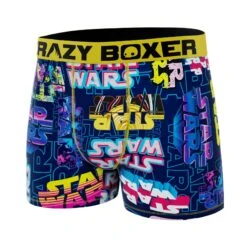 CRAZYBOXER Star Wars Logo Men's Boxer Briefs -Crazyboxer Sales Store CBSW101LOG 4