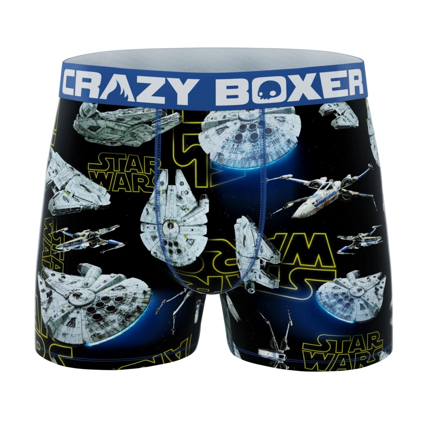 CRAZYBOXER Star Wars Darth Vader Millenium Falcon Men's Boxer Briefs (2 Pack) 6 CRAZYBOXER Star Wars Darth Vader Millenium Falcon Men's Boxer Briefs (2 Pack) - Image 4