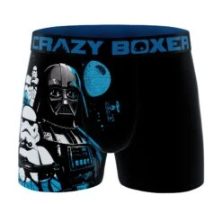 Men's 2-Pack Boxer Briefs - Star Wars - The Empire And TIE Fighter -Crazyboxer Sales Store CBSW101X2A5 4
