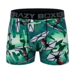 Men's 2-Pack Boxer Briefs - Star Wars - The Empire And TIE Fighter -Crazyboxer Sales Store CBSW101X2A5 6