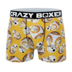 CRAZYBOXER Star Wars BB8 Men's Boxer Briefs (2 Pack) -Crazyboxer Sales Store CBSW101X2A6 6