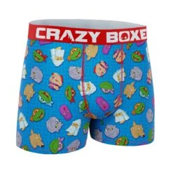 CRAZYBOXER Ninja Turtles Sewer Men's Boxer Briefs 8 CRAZYBOXER Ninja Turtles Sewer Men's Boxer Briefs -Crazyboxer Sales Store CBTMN0103ALLS 3