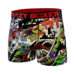 CRAZYBOXER Ninja Turtles Medley Men's Boxer Briefs -Crazyboxer Sales Store CBTMN0103MEDL 4