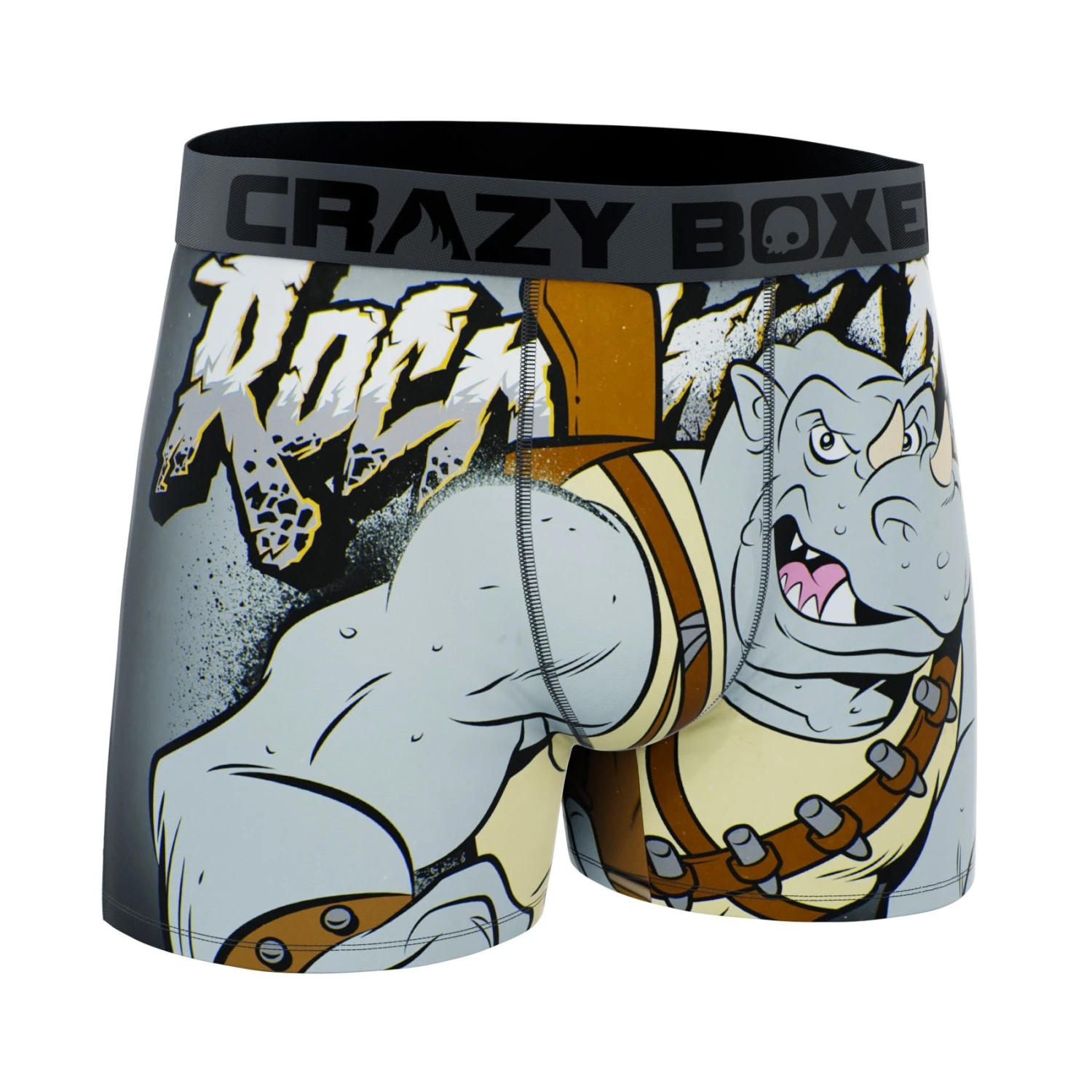 CRAZYBOXER Men's Ninja Turtles Rocksteady Boxer Briefs 5 CRAZYBOXER Men's Ninja Turtles Rocksteady Boxer Briefs - Image 3