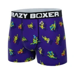 CRAZYBOXER Ninja Turtles Skateboard Men's Boxer Briefs -Crazyboxer Sales Store CBTMN0103SKAT 4