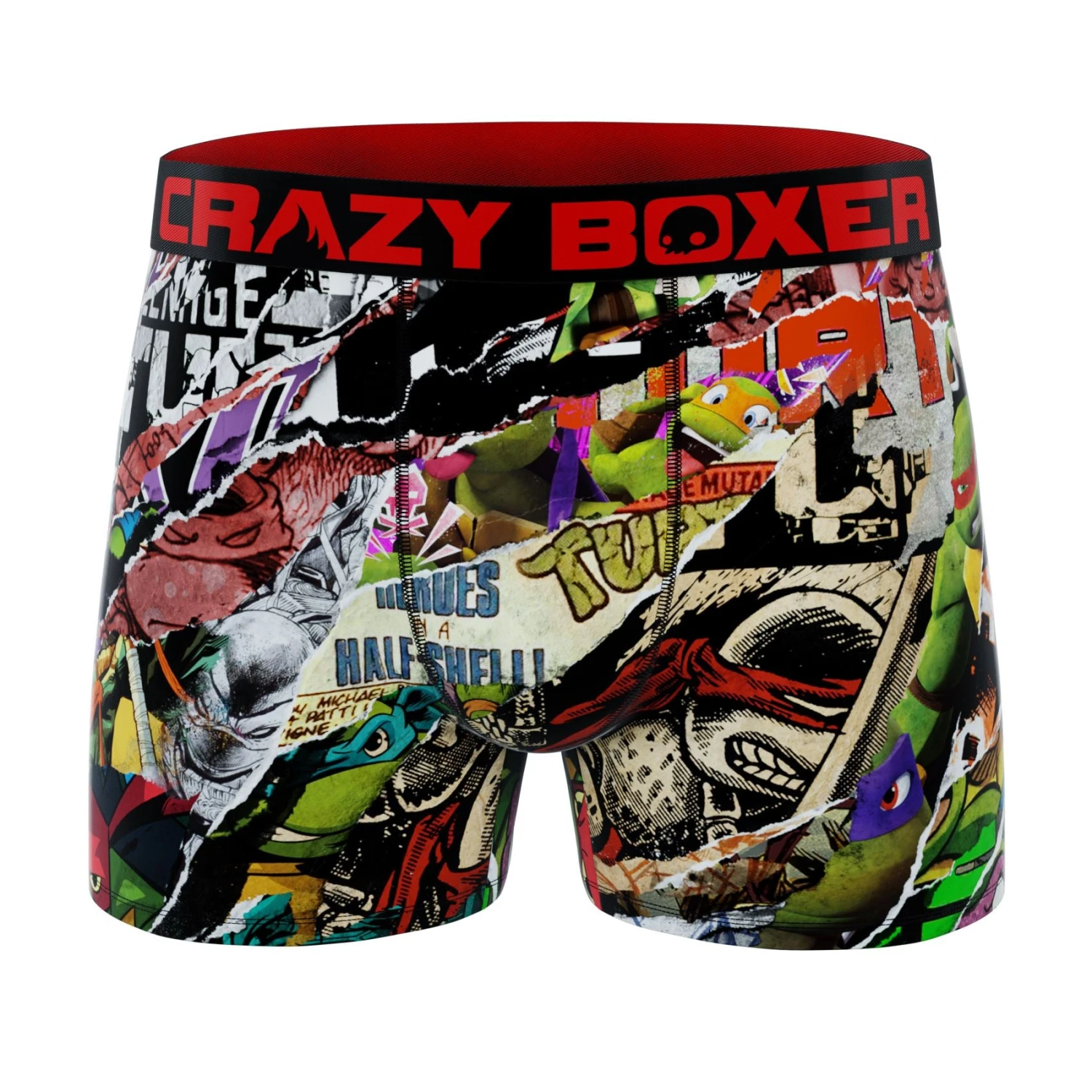 CRAZYBOXER Ninja Turtles Skateboard & Medley Men's Boxer Briefs (2 Pack) 4 CRAZYBOXER Ninja Turtles Skateboard & Medley Men's Boxer Briefs (2 Pack) - Image 2
