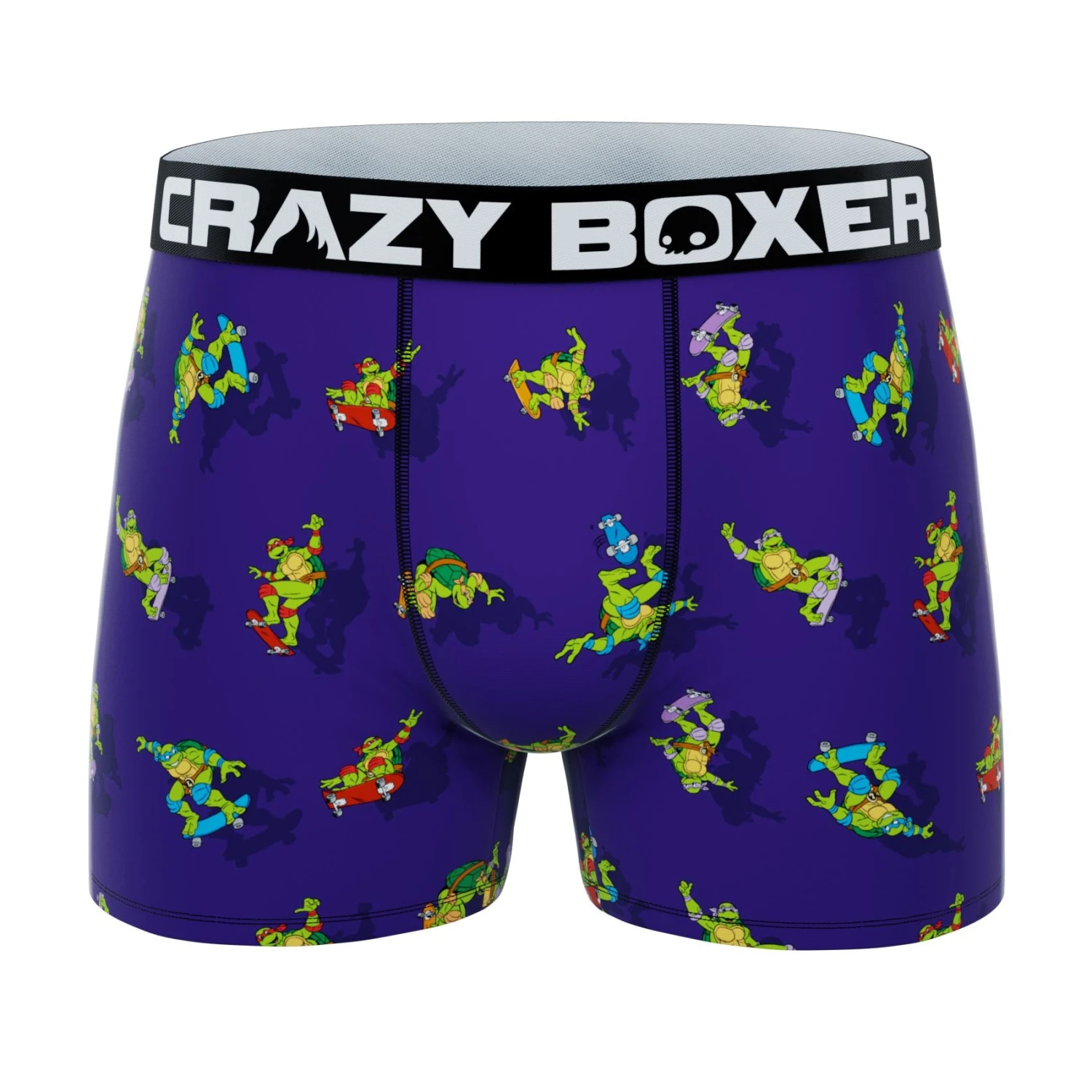 CRAZYBOXER Ninja Turtles Green Power Skateboard Men's Boxer Briefs (2 Pack) 4 CRAZYBOXER Ninja Turtles Green Power Skateboard Men's Boxer Briefs (2 Pack) - Image 2