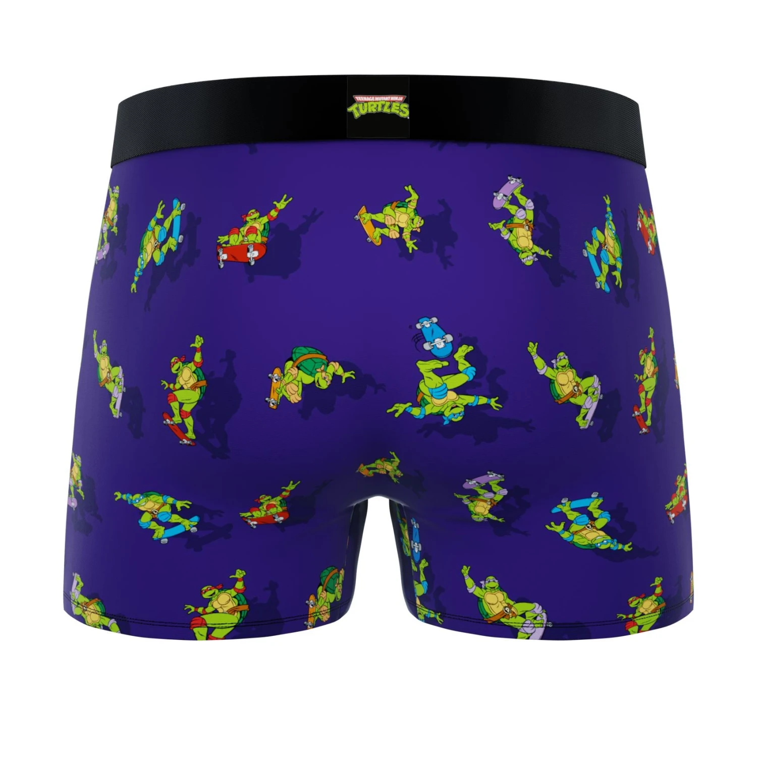 CRAZYBOXER Ninja Turtles Green Power Skateboard Men's Boxer Briefs (2 Pack) 5 CRAZYBOXER Ninja Turtles Green Power Skateboard Men's Boxer Briefs (2 Pack) - Image 3